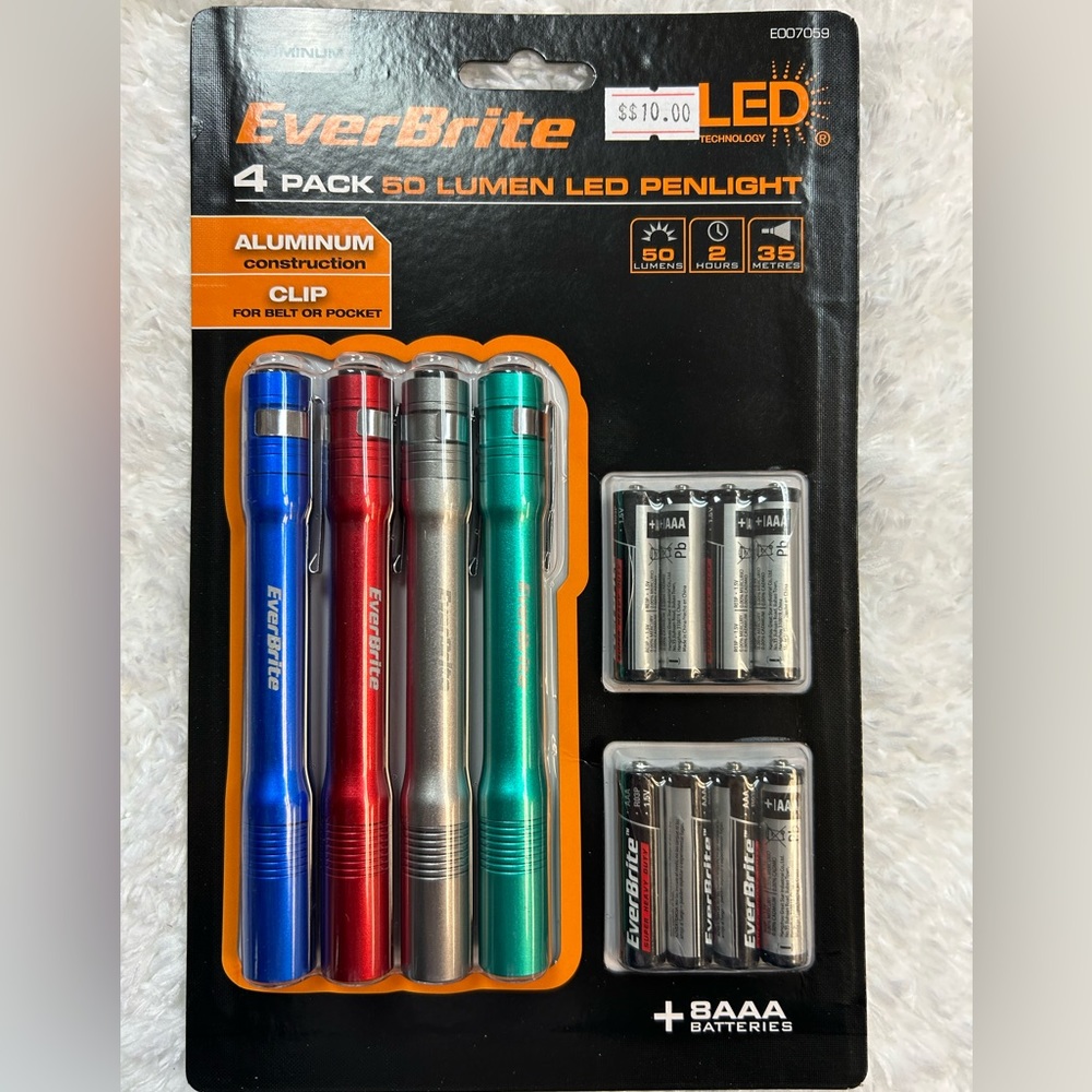 Ever brite Led lights and batteries